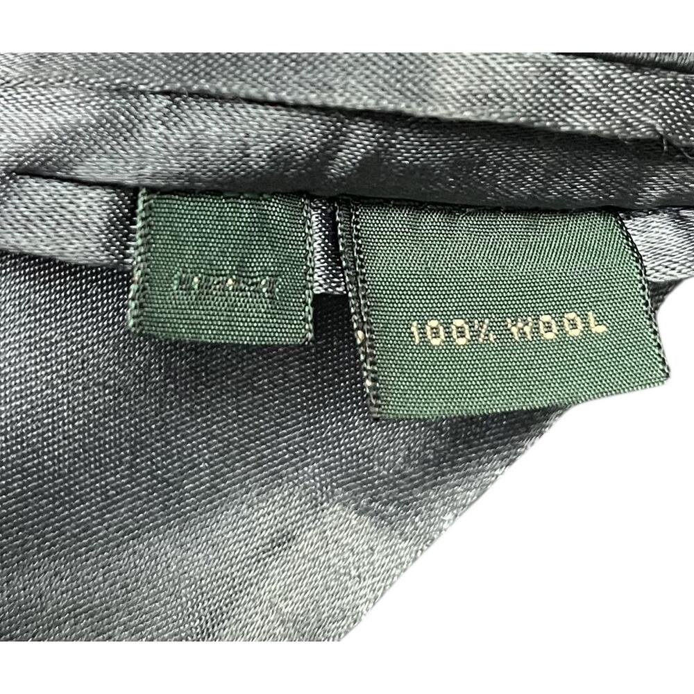 J. Crew 100% Wool Long Trench Coat Charcoal Gray Topcoat Overcoat Men's Size 38R - Picture 8 of 8